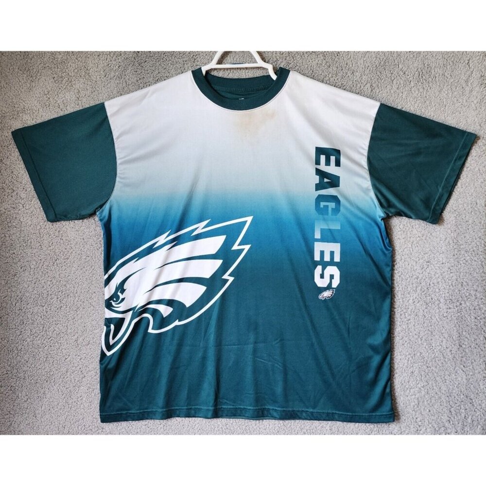 Fanatics Philadelphia Eagles NFL Jersey Graphic T Shirt Size 4XL 100% Polyester